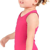 Girls cotton basic solid racerbank tanktop; best for baby girl clothes & christmas gift ideas