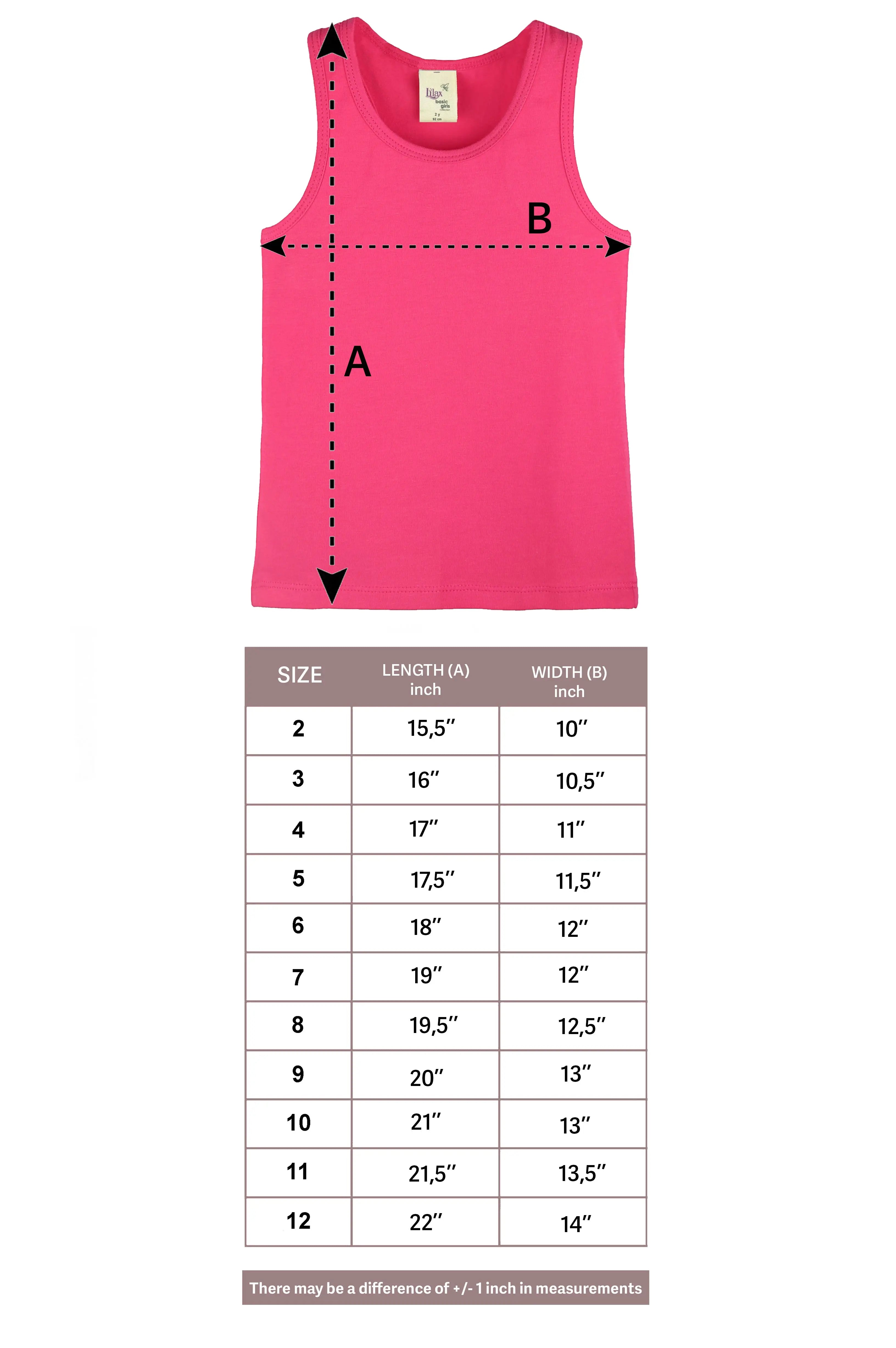 Girls cotton basic solid racerbank tanktop; best for baby girl clothes & christmas gift ideas