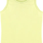 Girls cotton basic solid racerbank tanktop; best for baby girl clothes & christmas gift ideas