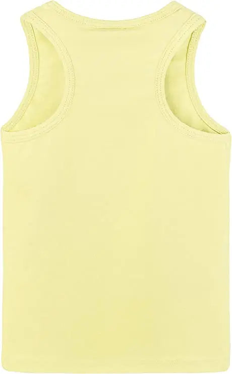 Girls cotton basic solid racerbank tanktop; best for baby girl clothes & christmas gift ideas