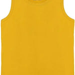 Girls cotton basic solid racerbank tanktop; best for baby girl clothes & christmas gift ideas