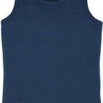 Girls cotton basic solid racerbank tanktop; best for baby girl clothes & christmas gift ideas