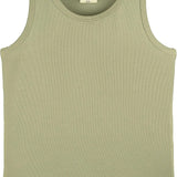 Girls cotton basic solid racerbank tanktop; best for baby girl clothes & christmas gift ideas