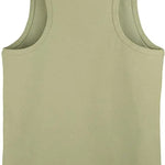 Girls cotton basic solid racerbank tanktop; best for baby girl clothes & christmas gift ideas