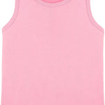 Girls cotton basic solid racerbank tanktop; best for baby girl clothes & christmas gift ideas