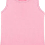 Girls cotton basic solid racerbank tanktop; best for baby girl clothes & christmas gift ideas