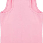 Girls cotton basic solid racerbank tanktop; best for baby girl clothes & christmas gift ideas