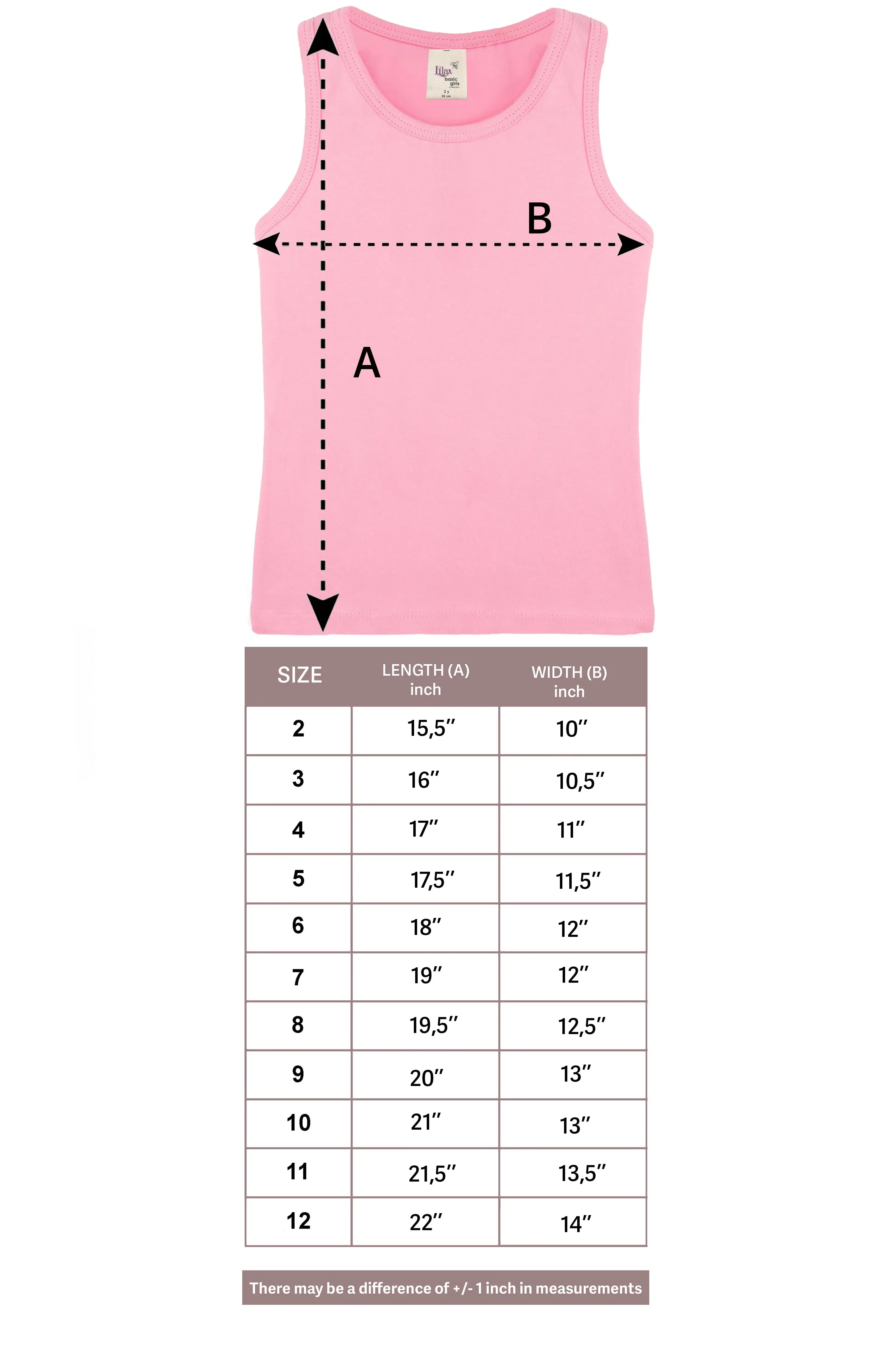 Girls cotton basic solid racerbank tanktop; best for baby girl clothes & christmas gift ideas