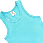 Girls' Soft Solid Cotton Blend Racerback Tank Top / 11-12 Years LILAX