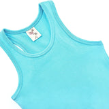 Girls' Soft Solid Cotton Blend Racerback Tank Top / 11-12 Years LILAX