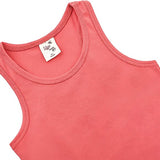 Girls' Soft Solid Cotton Blend Racerback Tank Top / 11-12 Years LILAX