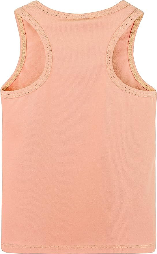 Girls' Soft Solid Cotton Blend Racerback Tank Top / 11-12 Years LILAX