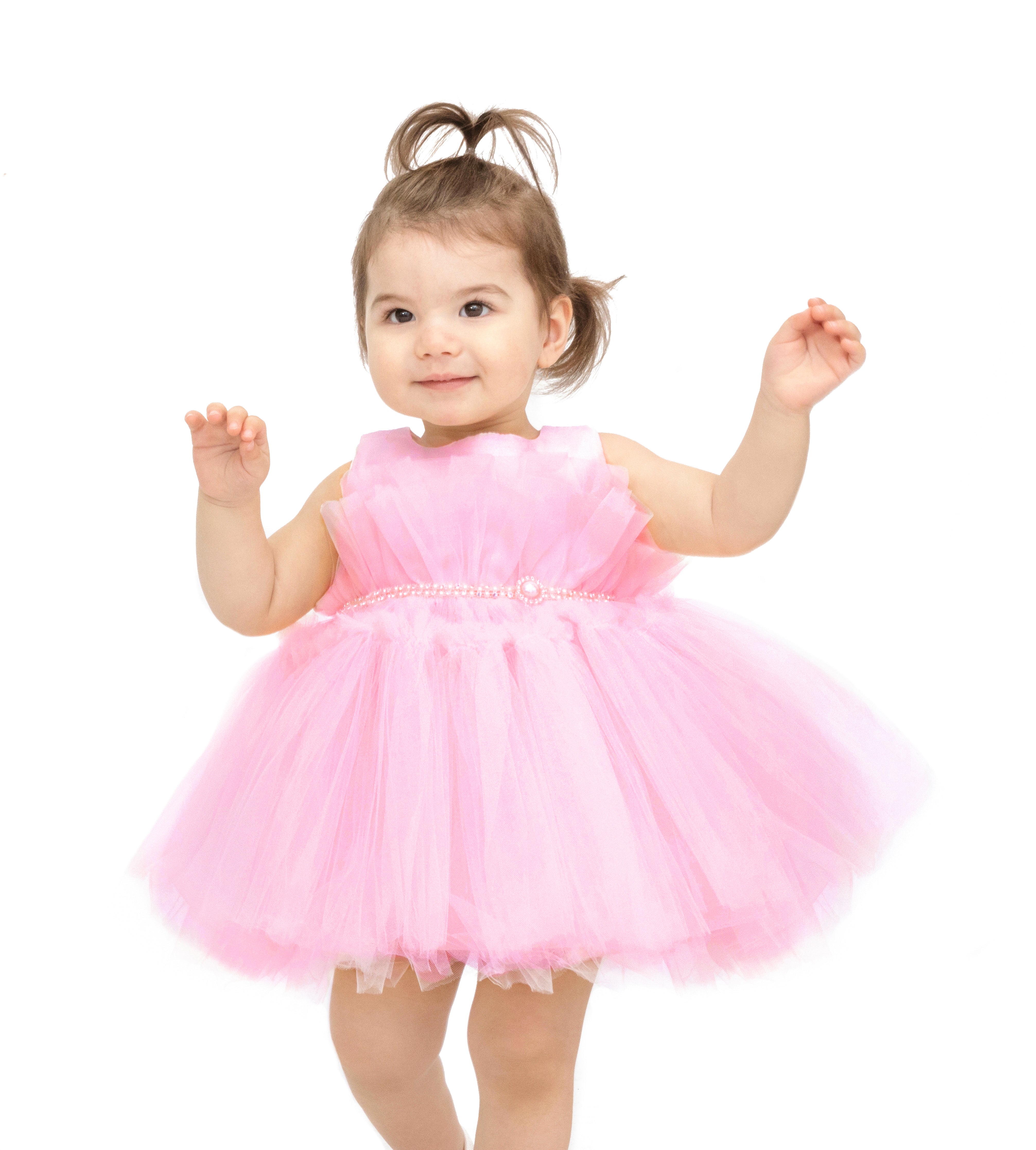 Enchanting Tulle Princess Tutu Bridal Ensemble with Coordinating Shoes and Headband LILAX