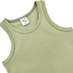 Girls' Soft Solid Cotton Blend Racerback Tank Top / 11-12 Years LILAX