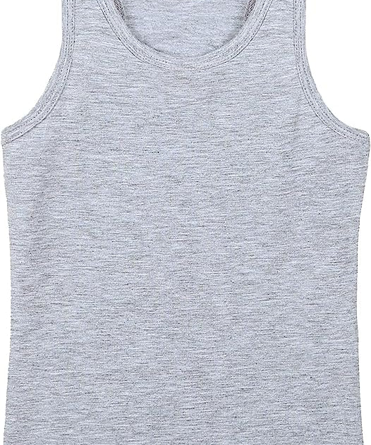 Girls cotton basic solid racerbank tanktop; best for baby girl clothes & christmas gift ideas