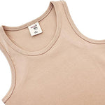 Girls' Soft Solid Cotton Blend Racerback Tank Top / 11-12 Years LILAX