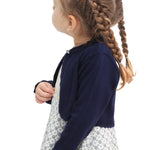 Girls' Bolero Cardigan Shrug Knit Long Sleeve Button Closure LILAX