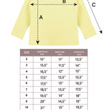 Girls' Basic Crewneck Long Sleeve Cotton T-Shirt  / 5 to 7 Years