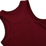 Girls' Soft Solid Cotton Blend Racerback Tank Top / 11-12 Years LILAX