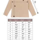 Girls' Basic Crewneck Long Sleeve Cotton T-Shirt / 11-12 Years LILAX