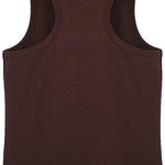 Girls' Soft Solid Cotton Blend Racerback Tank Top / 11-12 Years LILAX