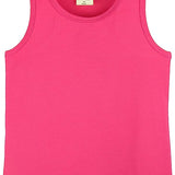 Girls' Soft Solid Cotton Blend Racerback Tank Top / 11-12 Years LILAX