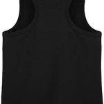 Girls' Soft Solid Cotton Blend Racerback Tank Top / 11-12 Years LILAX