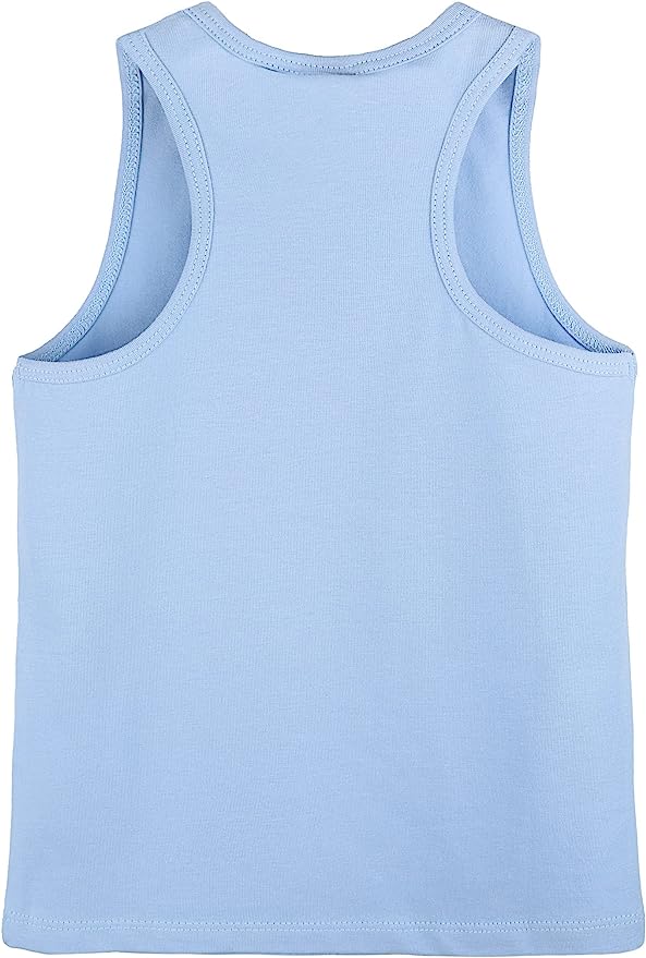 Girls' Soft Solid Cotton Blend Racerback Tank Top / 11-12 Years LILAX