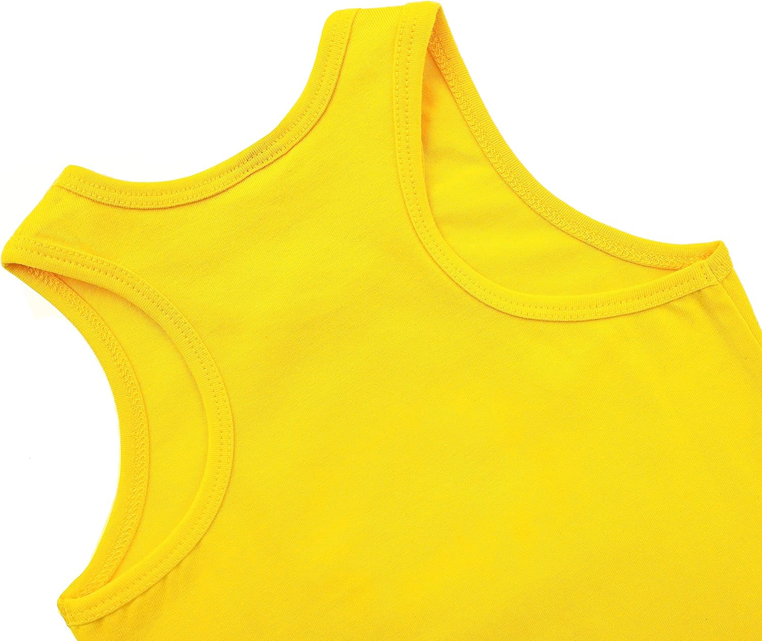 Girls' Soft Solid Cotton Blend Racerback Tank Top / 11-12 Years LILAX