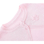 Baby Girls' Button-Up Cardigan Shrug - Long Sleeve Bolero Sweater LILAX