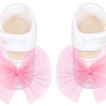 Enchanting Tulle Princess Tutu Bridal Ensemble with Coordinating Shoes and Headband LILAX