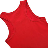 Girls' Soft Solid Cotton Blend Racerback Tank Top / 11-12 Years LILAX