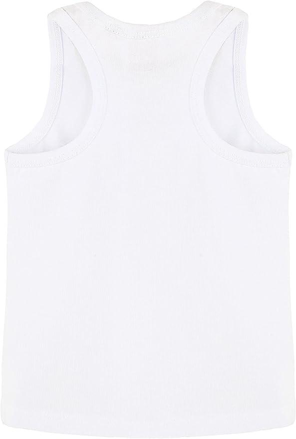 Girls' Soft Solid Cotton Blend Racerback Tank Top / 11-12 Years LILAX