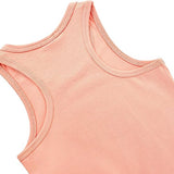 Girls' Soft Solid Cotton Blend Racerback Tank Top / 11-12 Years LILAX