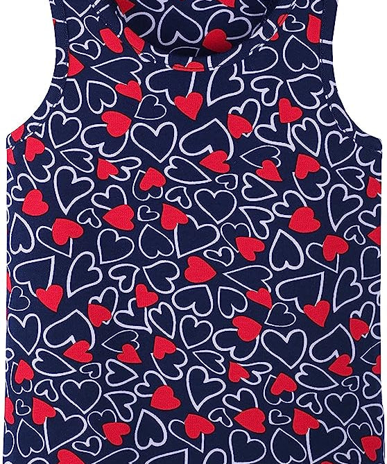 Girls cotton basic solid racerbank tanktop; best for baby girl clothes & christmas gift ideas