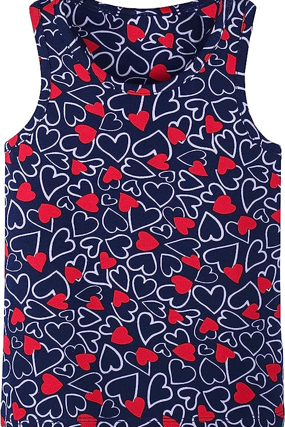 Girls' Soft Solid Cotton Blend Racerback Tank Top / 11-12 Years LILAX