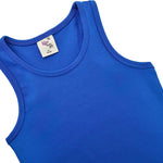 Girls' Soft Solid Cotton Blend Racerback Tank Top / 11-12 Years LILAX