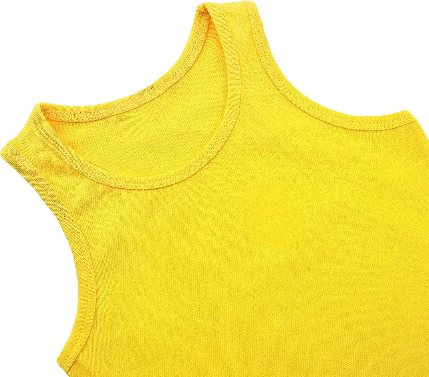 Girls' Soft Solid Cotton Blend Racerback Tank Top / 11-12 Years LILAX