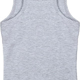 Girls' Soft Solid Cotton Blend Racerback Tank Top / 11-12 Years LILAX