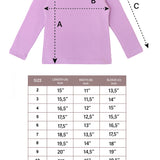 Girls' Basic Crewneck Long Sleeve Cotton T-Shirt / 11-12 Years LILAX