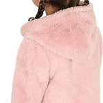 Cozy Girls' Hooded Jacket Faux Fur Winter Coat LILAX