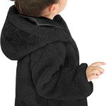 Cozy Girls' Hooded Jacket Faux Fur Winter Coat LILAX