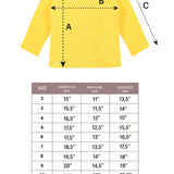 Girls' Basic Crewneck Long Sleeve Cotton T-Shirt  / 5 to 7 Years lilax