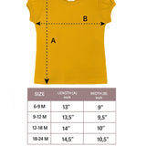 Baby Girls' Basic Short Puff Sleeve Round Neck T-Shirt / 6 to 12 Months LILAX