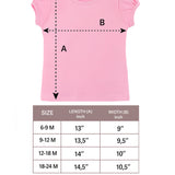 Baby Girls' Basic Short Puff Sleeve Round Neck T-Shirt / 12 to 24 Months LILAX