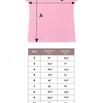 Girls' Basic Cotton T-Shirt  Short Puff Sleeve Crewneck / 5 to 7 Years LILAX