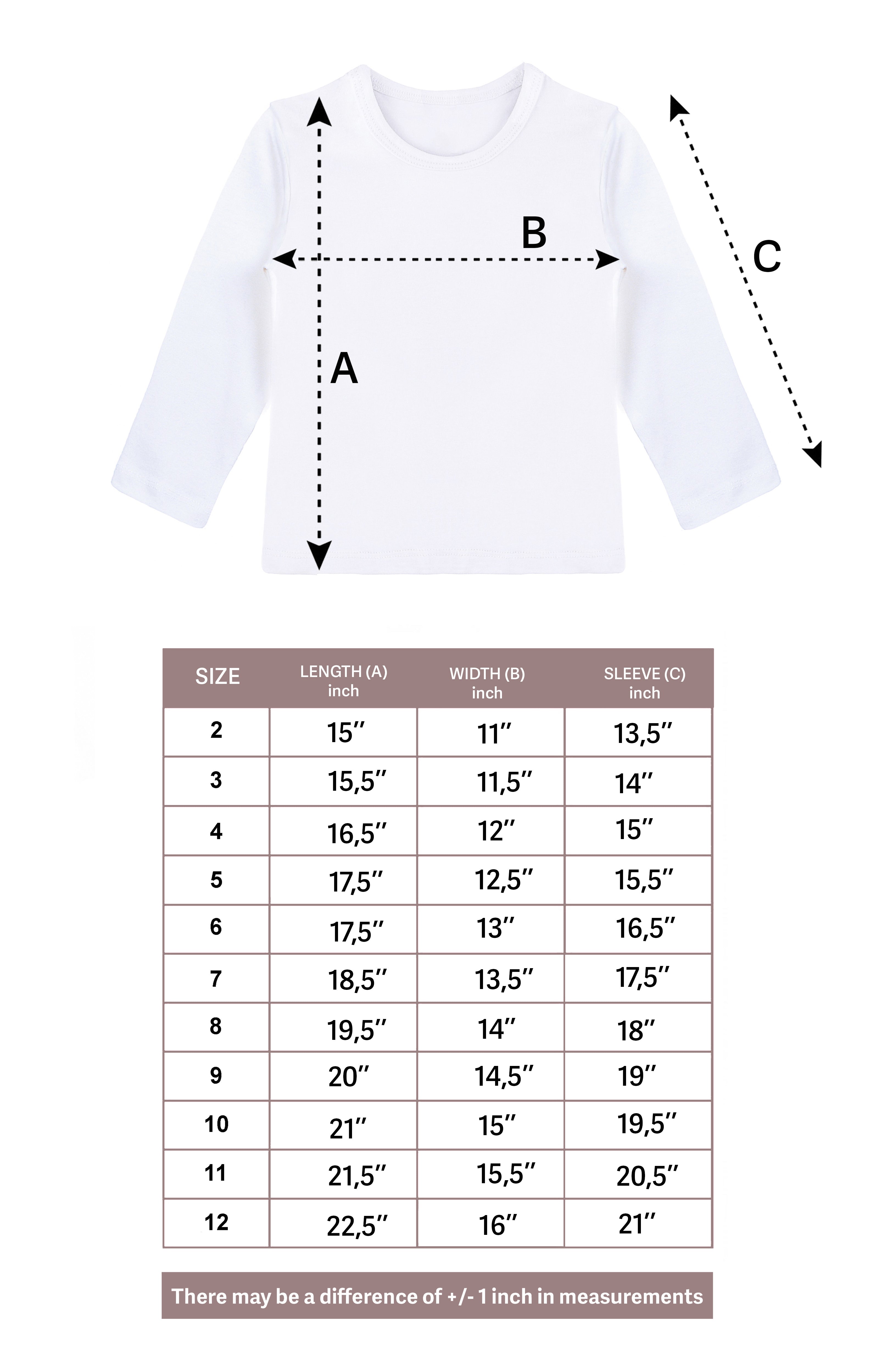 Girls' Basic Crewneck Long Sleeve Cotton T-Shirt  / 5 to 7 Years lilax