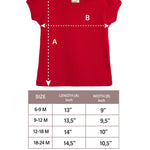 Baby Girls' Basic Short Puff Sleeve Round Neck T-Shirt / 6 to 12 Months LILAX