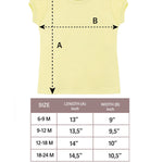 Baby Girls' Basic Short Puff Sleeve Round Neck T-Shirt / 12 to 24 Months LILAX