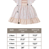 Little Girls' Short Sleeve Dress - Toddler Party Dress LILAX